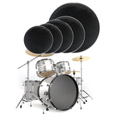 Maxbell 5x Drum Silent Mute Drum Pad Double Sided Silent Drum Pad for Drum Players 10 12 14 16 22in