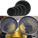 Maxbell 5x Drum Silent Mute Drum Pad Double Sided Silent Drum Pad for Drum Players 10 12 14 16 22in