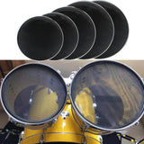 Maxbell 5x Drum Silent Mute Drum Pad Double Sided Silent Drum Pad for Drum Players 10 12 14 14 18in