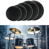 Maxbell 5x Drum Silent Mute Drum Pad Double Sided Silent Drum Pad for Drum Players 10 12 14 14 20in