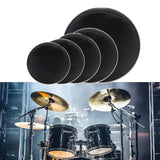 Maxbell 5x Drum Silent Mute Drum Pad Double Sided Silent Drum Pad for Drum Players 10 12 14 16 20in