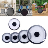 Maxbell 5x Drum Head Transparent Accessories Practical Sturdy Drum Parts Easy to Use max 22in