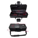 Maxbell Alto Saxophone Case External Pocket Carry Case Thick Padded Alto Sax Gig Bag