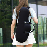 Maxbell Alto Saxophone Case Saxophone Carrying Case for Performance Practice Outdoor black