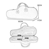 Maxbell Alto Saxophone Case Saxophone Carrying Case for Performance Practice Outdoor red