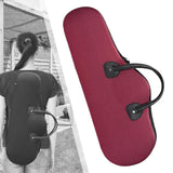 Maxbell Alto Saxophone Case Saxophone Carrying Case for Performance Practice Outdoor red