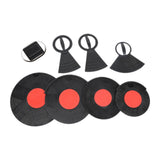 Maxbell 8Pcs Drum Mute Pads Dampers Quiet Practicing Pad Reusable Eliminates Sustain