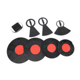 Maxbell 8Pcs Drum Mute Pads Dampers Quiet Practicing Pad Reusable Eliminates Sustain