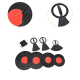 Maxbell 8Pcs Drum Mute Pads Dampers Quiet Practicing Pad Reusable Eliminates Sustain