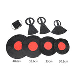 Maxbell 8Pcs Drum Mute Pads Dampers Quiet Practicing Pad Reusable Eliminates Sustain