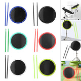 Maxbell 12inch Practice Drum Pad Portable Drumsticks Included for Gifts Home Student Blue