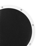 Maxbell 12inch Practice Drum Pad Portable Drumsticks Included for Gifts Home Student White