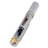 Maxbell 6 Strings Guitar Bridge Set with Nut and Wrench for Electric Guitar Upgrades Argent