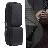 Maxbell Saxophone Shoulder Bag Shockproof Saxophone Storage Case for Instruments Gig black