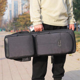 Maxbell Saxophone Shoulder Bag Shockproof Saxophone Storage Case for Instruments Gig black