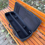 Maxbell Saxophone Shoulder Bag Shockproof Saxophone Storage Case for Instruments Gig black