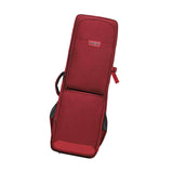 Maxbell Saxophone Shoulder Bag Shockproof Saxophone Storage Case for Instruments Gig red