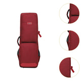 Maxbell Saxophone Shoulder Bag Shockproof Saxophone Storage Case for Instruments Gig red