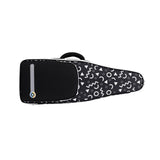 Maxbell Flute Storage Case Bag Patterned Flute Handbag for Vertical Flutes Recorders black