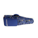 Maxbell Flute Storage Case Bag Patterned Flute Handbag for Vertical Flutes Recorders blue