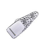 Maxbell Flute Storage Case Bag Patterned Flute Handbag for Vertical Flutes Recorders white