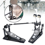 Maxbell Double Bass Drum Pedal Drum Kit Pedals Replacement Double Pedal for Drum Set
