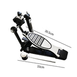 Maxbell Bass Drum Pedal Drum Practice Pedal for Jazz Drums Drummer Gifts Replacement
