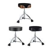 Maxbell Drum Throne for Kids Adults Thicken 28mm Pipe with Anti Slip Feet Drum Chair brown saddle surface