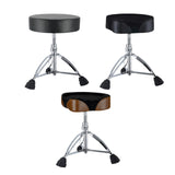 Maxbell Drum Throne for Kids Adults Thicken 28mm Pipe with Anti Slip Feet Drum Chair brown saddle surface