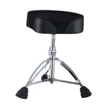 Maxbell Drum Throne for Kids Adults Thicken 28mm Pipe with Anti Slip Feet Drum Chair black saddle surface