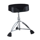 Maxbell Drum Throne for Kids Adults Thicken 28mm Pipe with Anti Slip Feet Drum Chair black saddle surface