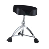 Maxbell Drum Throne for Kids Adults Thicken 28mm Pipe with Anti Slip Feet Drum Chair black saddle surface