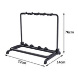 Maxbell Multi Guitar Stand Rack 5 Slot Foldable for Electric Acoustic Guitars Studio