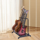 Maxbell Multi Guitar Stand Rack 5 Slot Foldable for Electric Acoustic Guitars Studio