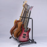 Maxbell Multi Guitar Stand Rack 5 Slot Foldable for Electric Acoustic Guitars Studio