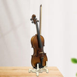Maxbell Foldable Violin Stand Holder Floor Musicians Trip Save Space Extended Rack