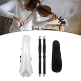 Maxbell 4/4 Violin Hard Case Carbon Fiber for Beginner String Instrument Accessories