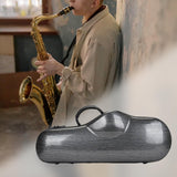 Maxbell Alto Saxophone Case Saxophone Carrying Case for Outdoor Exercise Performance gray