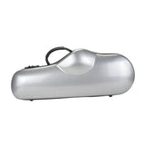 Maxbell Alto Saxophone Case Saxophone Carrying Case for Outdoor Exercise Performance Argent