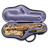 Maxbell Alto Saxophone Case Saxophone Carrying Case for Outdoor Exercise Performance Argent