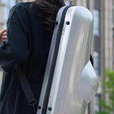 Maxbell Alto Saxophone Case Saxophone Carrying Case for Outdoor Exercise Performance Argent