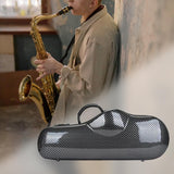 Maxbell Alto Saxophone Case Saxophone Carrying Case for Outdoor Exercise Performance Black white pattern