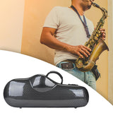 Maxbell Alto Saxophone Case Saxophone Carrying Case for Outdoor Exercise Performance Black white pattern