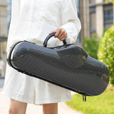 Maxbell Alto Saxophone Case Saxophone Carrying Case for Outdoor Exercise Performance Black white pattern