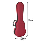 Maxbell Ukulele Case for 21 inch Ukulele Ukulele Gig Bag for Outdoor Beginners Gifts red