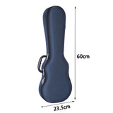 Maxbell Ukulele Case for 21 inch Ukulele Ukulele Gig Bag for Outdoor Beginners Gifts blue