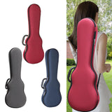 Maxbell Ukulele Hard Case 26inch Lightweight Portable Ukuleles Bag for Tenor Ukulele Red