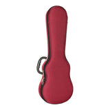 Maxbell Ukulele Hard Case 26inch Lightweight Portable Ukuleles Bag for Tenor Ukulele Red