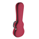 Maxbell Ukulele Hard Case 26inch Lightweight Portable Ukuleles Bag for Tenor Ukulele Red