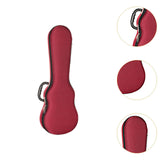 Maxbell Ukulele Hard Case 26inch Lightweight Portable Ukuleles Bag for Tenor Ukulele Red